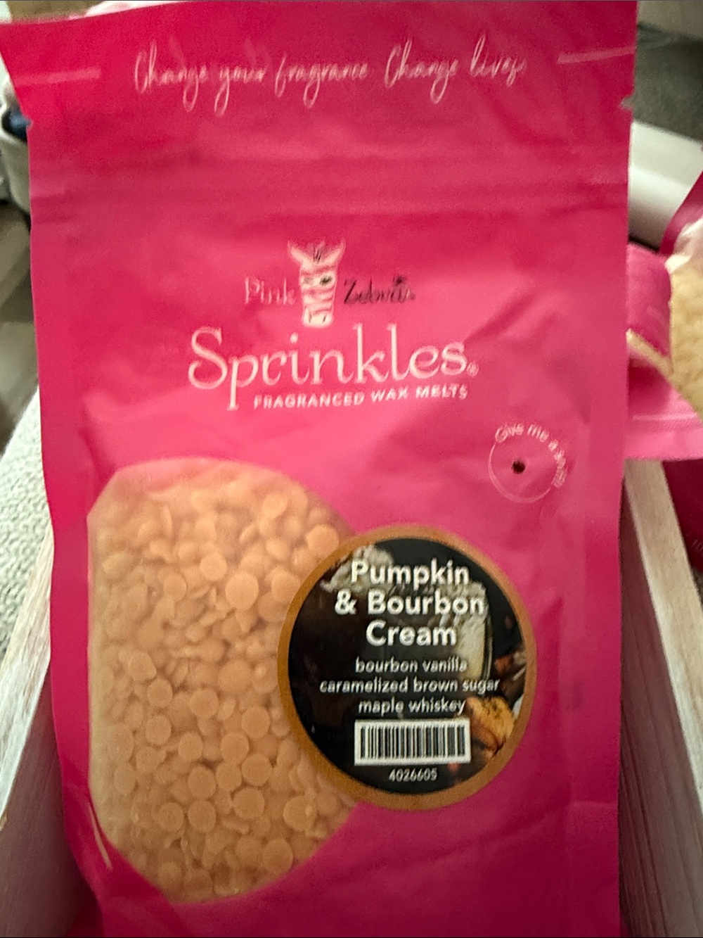 Pink Zebra Sprinkles Wax Melts in Bright Pink. Headache free,soy.